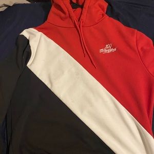 100 thieves Tri-Color Hoodie SIZE XL
